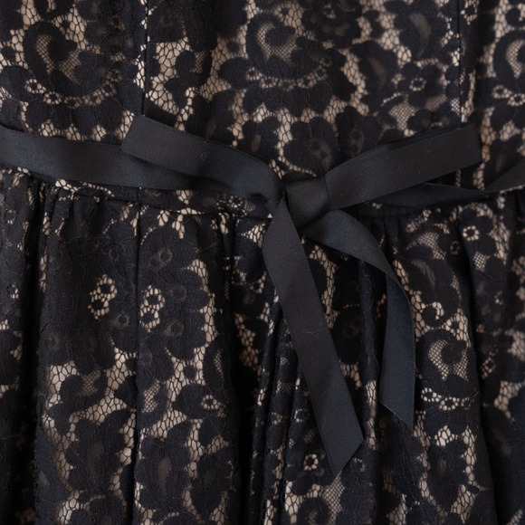 Roberto Rodriguez for Neiman Marcus Black lace mini dress Size: 6 - Picture 3 of 7